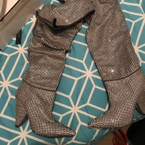 Over the knee boots bling out